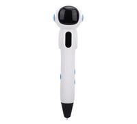 ZAICOLER Stylo 3D Corps en Forme d'Astronaute Base OVNI Batterie Rechargeable 1000mAh Température de Pointe 70-100°C Stylo de Gribouillage Outil d'Artisanat avec PCL pour Débutants (WHITE)