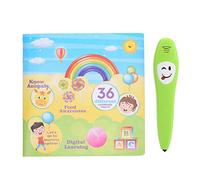 ZAICOLER Stylo de Lecture Anglais pour Enfants, Apprentissage Logique, Jouet de Cognition Animale, Matériau Sûr et Non Toxique pour Enfants 9,4 X 1,2 X 9, Pouces (Stylo d'apprentissage logique 2607B)
