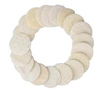 ZAICOLER Tampons Exfoliants, 20 PCS Face Exfoliator épurateur Exfoliant la Lutte contre le Visage Loofah épurateur Facial pour le Nettoyage du Visage et l'exfoliation Corporelle