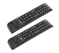 ZAICOLER Télécommande TV Multifonction pour Remplacement de Téléviseur avec Accès Facile aux Boutons pour UN32N5300/UN43NU6900/UN50NU7100 Convient aux Téléviseurs 32"-50" Noir 2 Pièces