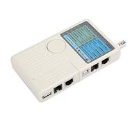 ZAICOLER Testeur de Câble à Distance 4 en 1 pour Câbles USB RJ11 RJ45 BNC avec Affichage LED, Opération Simple à une Touche pour les Installateurs Réseau