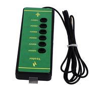 ZAICOLER Testeur de Tension de Clôture électrique, Détecteur de Défauts de Clôture Durable à 6 Lumières pour les Enclos de Bétail, L'entretien des Fermes D'animaux