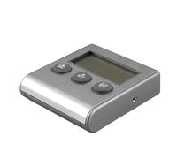 ZAICOLER Thermomètre Numérique de Cuisson Fonction de Minuterie de Barbecue Four Steak ABS Taille : 3,3 X 0,7 X, pouces. Scène Applicable: Gril de Magasin D'alimentation