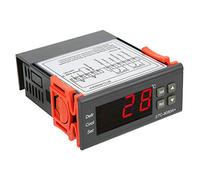 ZAICOLER Thermostat Numérique Polyvalent à Capteur Unique, Régulateur de Température Facile à Utiliser 220VAC ± 10% 50°C - 99°C 20%-85% ABS