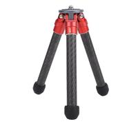 ZAICOLER Trépied de Table Fibre de Carbone Légère Rétracté Ergonomie Coussin en Caoutchouc Poignée de Petit Trépied de Bureau avec Options d'Extension Polyvalentes pour Téléphone