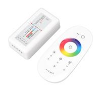 ZAICOLER Variateur Tactile LED RGBW, 7 Couleurs, Contrôleur sans Fil DC12-24V pour L'éclairage Domestique, Matériau ABS