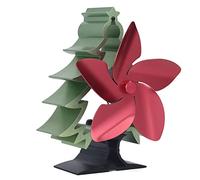 ZAICOLER Ventilateur de Poêle à Chaleur, Conception Thermoélectrique à 5 Pales à Vitesse Réglable pour un Chauffage Domestique Efficace