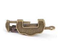 ZAICOLER Verrouiller avec clé, Chinois Vintage Calcot (S 6,9 x 4,9 x 1,6 pouces)