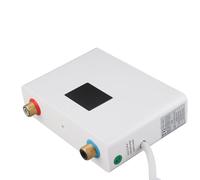 ZAICOLER ZAICOLER Chauffe-eau électrique sans Réservoir Chauffage Rapide Efficace pour Cuisine Salle de Bain 30-55 ℃ 220 V Télécommande Panneau Tactile Accessoire de Douche à Domicile (WHITE)