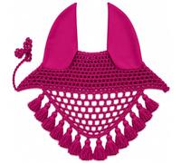 Zainee Sports Bonnet d'oreille de cheval pour chevaux respirant en crochet avec oreilles douces et extensibles, ajustement sûr, filet d'oreille léger pour l'équitation et une utilisation quotidienne