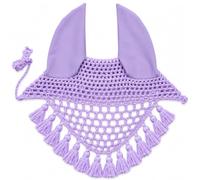 Zainee Sports Bonnet d'oreille de cheval pour chevaux respirant en crochet avec oreilles douces et extensibles, ajustement sûr, filet d'oreille léger pour l'équitation et une utilisation quotidienne