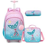 Zaino Trolley Scuola Elementare Rimovibile Bambina Con Viaggio