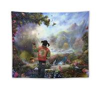 ZAIRUIKE Funny Meme Tapisserie Chief Keef dans le jardin d'Eden, tapisserie murale, décoration amusante pour chambre d'université, auberge, chambre à coucher, salon, dortoir, 152,4 x 130,5 cm