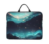 Zaixiansj Housse pour ordinateur portable 14" avec poignée et poche pour accessoires de voyage d'affaires, Stars de science-fiction, Taille unique