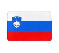 Zaixiansj Tapis de bain antidérapant doux et absorbant Motif drapeau de la Slovénie 61 cm
