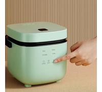 ZaiXiao Mini cuiseur à riz électrique Intelligent automatique cuiseur de cuisine domestique 1-2 personnes petit chauffe-plats vapeur 1.2L riz Mechanical Green