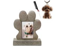 ZaiZaiSMao Cadeaux pour Le Décès d'un Chien avec Souvenir en Poils De Chat, Cadre Photo pour Animal De Compagnie Exposition De Photos pour Honorer Un Animal Chéri