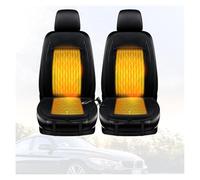 ZaiZaiSMao Couvre Siege Auto Chaud d'hiver, Housse Protection Siege Voiture Housse Siège Voiture pour Camion Camionnette Van Bus,Black-Driver+Passenger