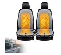 ZaiZaiSMao Housse De Siege Voiture Chaud d'hiver, Housse Siege Couvre Siege Auto pour Camion Camionnette Van Bus,Gray-Driver+Passenger
