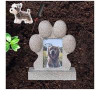 ZaiZaiSMao Pierre Tombale pour Chien et Porte-Clés en Poils De Chien, Cadeau pour Quelqu'un Qui a Perdu Un Chien Exposition De Photos Cadeaux De Perte De Chien/Chat