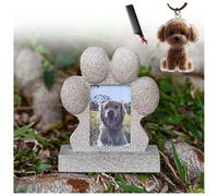 ZaiZaiSMao Pierres Commémoratives pour Chats avec Souvenir en Poils De Chien, Souvenir pour Chien Exposition De Photos Cadeau pour Les Amoureux des Chiens
