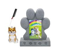 ZaiZaiSMao Pierres Commémoratives pour Chats et Souvenir en Poils De Chat, Pierres Commémoratives pour Chien Exposition De Photos Cadeaux De Perte De Chien/Chat