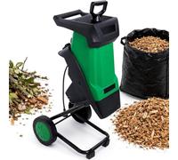 ZaiZeWan Broyeur 2400W,110dB,Sac 50L déchets Verts 20mCable | Protection Contre Les Surcharges,Largeur Coupe:39mm,Double Lame Acier,Format Portable,Idéal Pour Les Branches,Les Feuilles