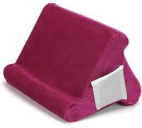 ZAJCI Pad Pillow - Support de Tablette Souple avec Poche en Filet - Support Universel Multi-Angle de Tablette Lit, Support pour Tablette Smartphones Livres Magazines Liseuse (Rouge)