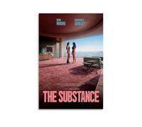 ZAJSGPUR Poster décoratif sur toile Movie The Substance - Poster mural moderne pour chambre à coucher - 50 x 75 cm
