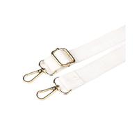 ZAJYZZF Chaîne de Sac à Main 2 pièces 1,3 m de Long Sac à bandoulière Sangle de Remplacement Large for Sacs en Nylon Femme Accessoires de Messager Sangles de Sac Chaîne de Sac (Color : White)