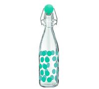 Zak designs 1783-170 Dot Bouteille Verre Bleu 1 L