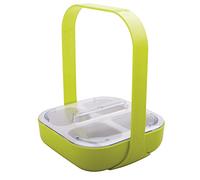 Zak Designs 2110-P871 Plateau Panier de 4 Compartiments Vert/Blanc