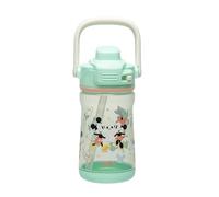 Zak Designs Disney Bouteille d'eau pour enfant pour voyage ou à la maison, 355 ml, en plastique durable et étanche avec bec verseur à verrouillage liquide, couvercle, poignée de transport, base de