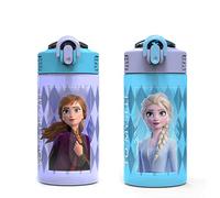 Zak Designs Disney La Reine des Neiges Lot de 2 bouteilles d'eau en plastique