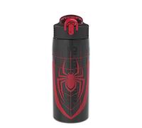 Zak Designs Marvel Spider-Man Bouteille d'eau en plastique durable avec paille, poignée et couvercle anti-fuite pour école ou voyage, 758,7 g (Spider-Man)