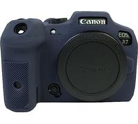 Zakao Étui de protection en silicone souple léger et fin en caoutchouc pour appareil photo numérique Canon EOS R7 (bleu)
