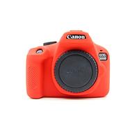 Zakao Étui de protection en silicone souple pour appareil photo numérique Canon EOS 3000D Rouge