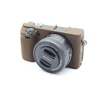 Zakao Étui de protection en silicone souple pour appareil photo numérique Sony Alpha A6400 Café