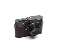 Zakao Étui pour Leica M8 en cuir véritable fait à la main pour appareil photo Leica M8 M9 M9P M-E avec dragonne (café)