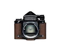 Zakao Étui pour Pentax 67 6 x 7 TTL fait main en cuir véritable avec dragonne (café)