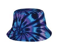 ZaKhs Chapeau bob violet pour homme et femme - Chapeau de soleil pliable - Casquette de plage tendance pour l'extérieur et les voyages, Noir , taille unique