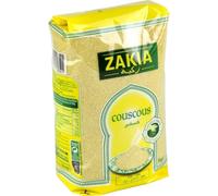 ZAKIA - Couscous Fin - Qualité Supérieure, Graines si Légères - Graine Fine qui S'égrène Sans Grumeaux - le paquet d'1Kg - Le Lot De 4