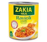 ZAKIA - Plat Préparé Halal de Raviolis Volaille, Texture Fondante et Saveurs Authentiques (800 g) - Le Lot De 3