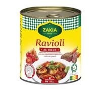 ZAKIA - Ravioli Halal au Bœuf Savoureux, Plat Cuisiné Traditionnel et Pratique (800 g) - lot de 3 - Vendu par Lot