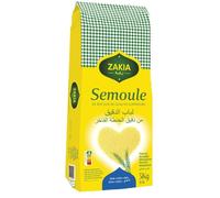 ZAKIA Semoule Extra-Fine de Blé Dur de Qualité Supérieure, 5 kg : Granules Fins pour Couscous Authentique, Terroir et Saveur du Héritage, Nutriscore A - Lot de 2