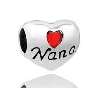 ZakiaHo Breloque en forme de cœur avec inscription « You are Special Grandma » pour bracelets Pandora, Cuivre, Pas de gemme