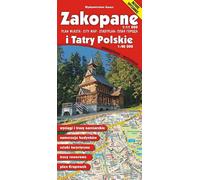 Zakopane et les Tatras polonaises. Carte publiée en 2022
