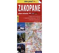 Zakopane et ses environs plan de ville papier 1:15 000 - (Stadtpläne auf Deutsch)