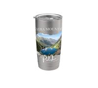 Zakopane Tatra Mountains Pologne Europe de l'Est Ski Saison Homme Gobelet isotherme en acier inoxydable double paroi
