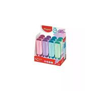 Surligneur FLUO'PEPS Glitter PASTEL, présentoir de 12